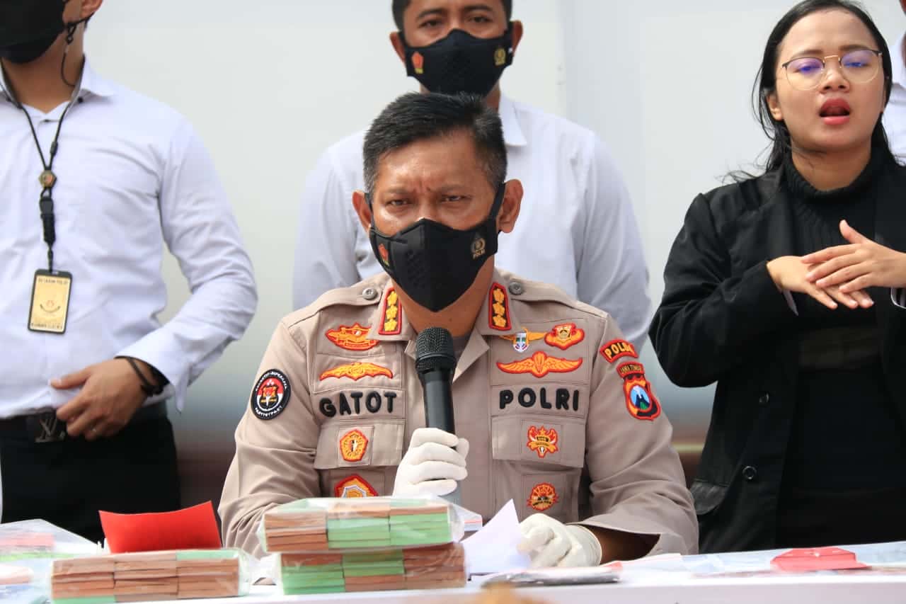 Kabid Humas Polda Jatim, Kombes Pol Gatot Repli Handoko.