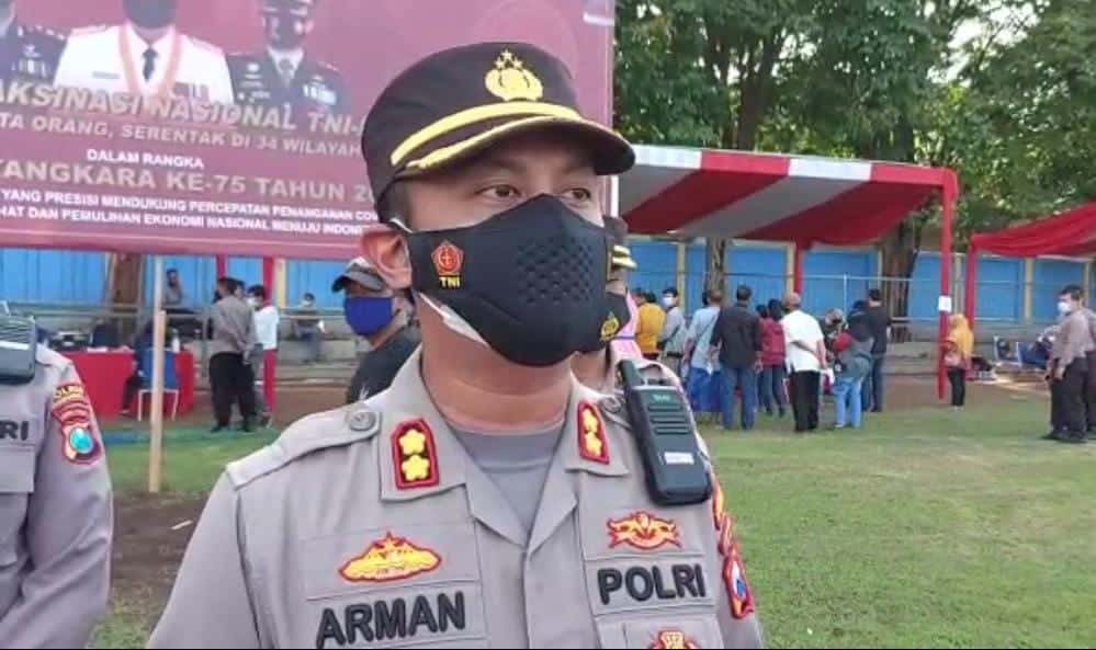 Kapolres Pasuruan Kota AKBP Arman.