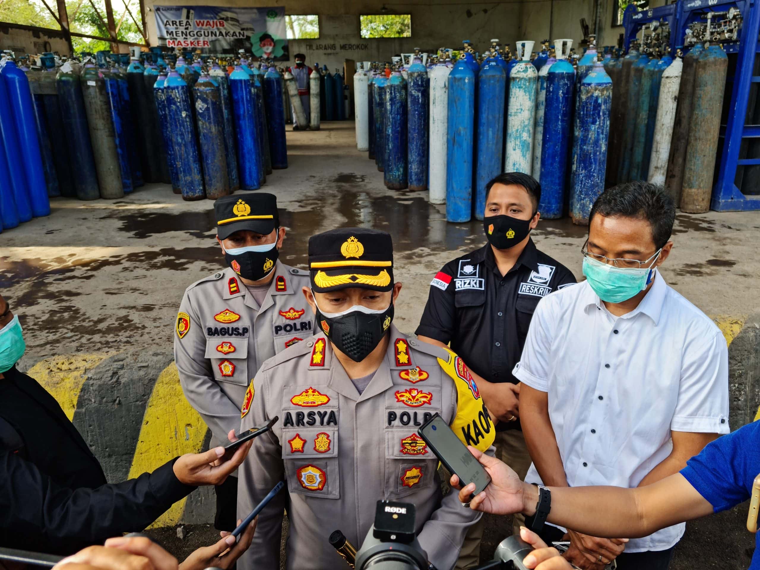 Kapolres Probolinggo AKBP Teuku Arsya Khadafi.