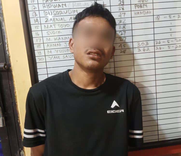 Pelaku MS ditangkap polisi