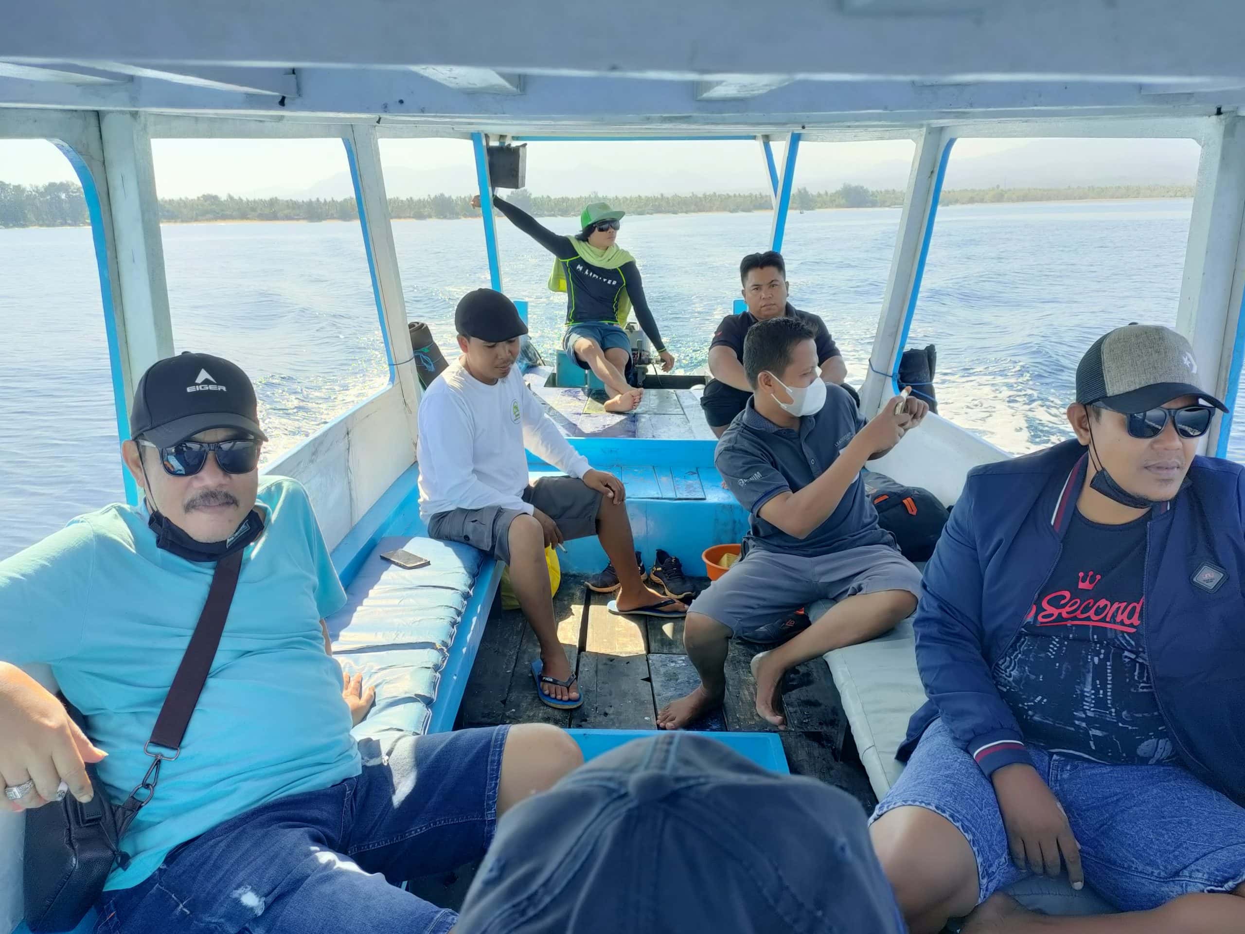 Wisatawan waktu menuju